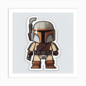 Star Wars Boba Fett 2 Art Print