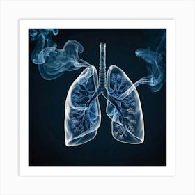 Lungs Stock Videos & Royalty-Free Footage 8 Art Print