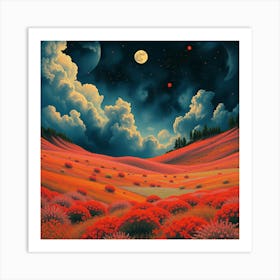 Red Poppies 3 Art Print