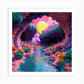 3d Art Art Print