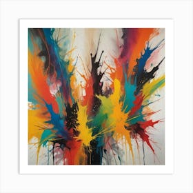 Splatters 8 Art Print