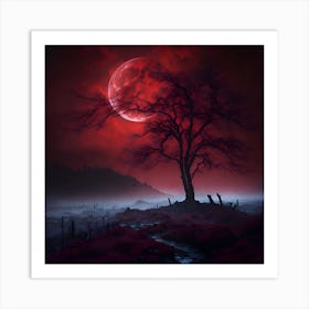 Full Moon Art Print