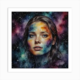 Galaxy Girl 2 Art Print