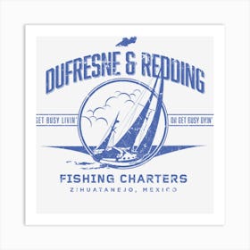 Dufresne & Redding Fishing Charters Art Print