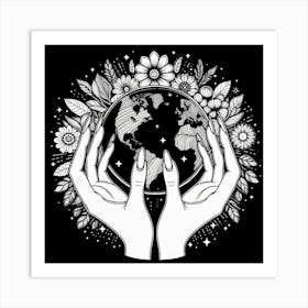 Mother Earth Lover wall art Art Print