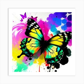 Colorful Butterfly 112 Art Print