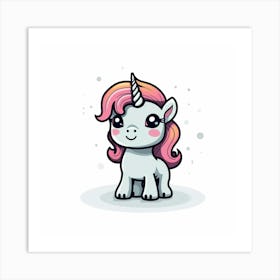 Cute Unicorn 242 Art Print