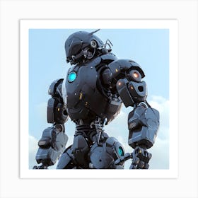 Robot Art Print