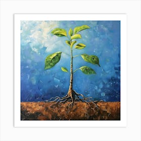 Tree Grows Art Print