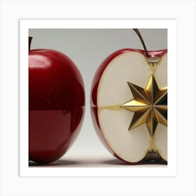 Golden Apple Art Print