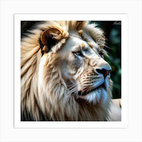 Lion Portrait 30 Art Print