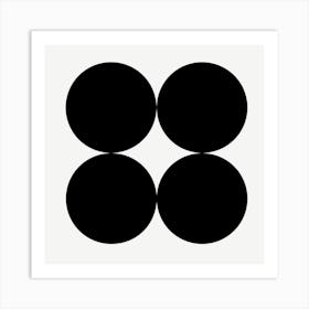 Four Circles Art Print