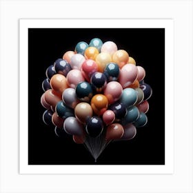 Colorful Balloons 2 Art Print