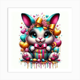 Easter Bunny Collection 1 Art Print