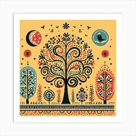 Tree In The Forest Art Print