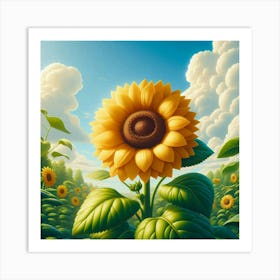 Sunflower 1 Art Print