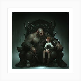 Throne Art Print