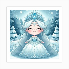 Ice Princess 1 Art Print