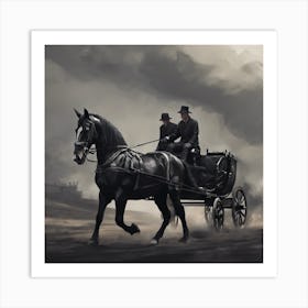 Horse Drawn Carriage Art Print