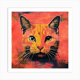 Cat Painting 1 Art Print