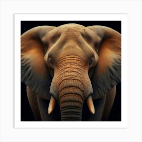 Elephant'S Head Art Print