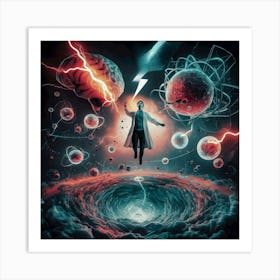 Quantum Psyche Awakening Art Print