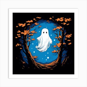 Ghost In The Woods 6 Art Print