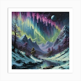 Aurora Borealis Art Print