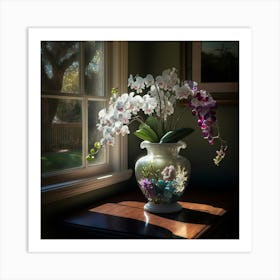 Vase Flowers Art Print