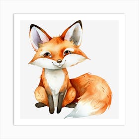 Cute Fox 1 Art Print