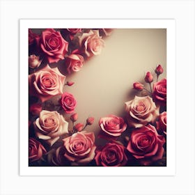 Roses gracefully 2 Art Print