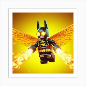 Firefly from Batman in Lego style 1 Art Print