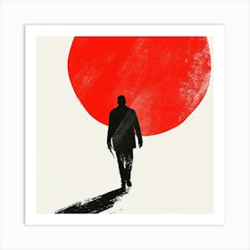 Red Sun Art Print