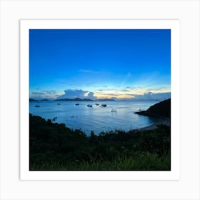 Ocean Cape Holiday Siam Beautiful Shore Point Paradise Turquoise Peaceful Sunset Grass M (19) Art Print