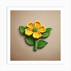 Yellow Flower 1 Art Print