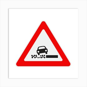 Road Sign.A fine artistic print that decorates the place.28 Art Print