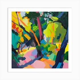 Abstract Park Collection St Stephens Green Dublin 1 Art Print