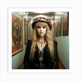 Stevie Nicks Hallway Art Print 2 Art Print