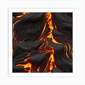 Lava Flow 11 Art Print