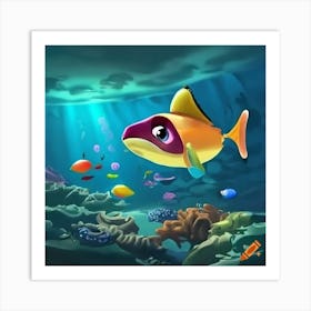 Fish In The Sea Art Print