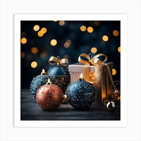 Christmas Lights Art Print