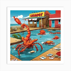 Crabby Art Print