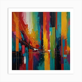 Abstract Painting 371 Art Print