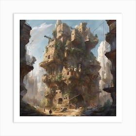 City In The Sky Art Print