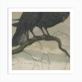 Two Crows Art Print