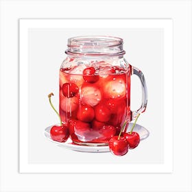 Cherry Iced Tea 8 Art Print