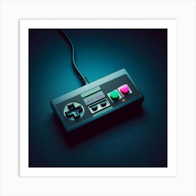 Nintendo Game Controller Art Print