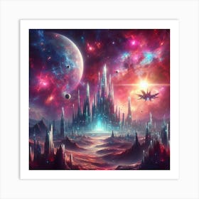 Space City 4 Art Print