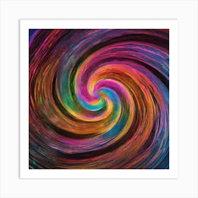 Psychedelic Spiral 1 Art Print