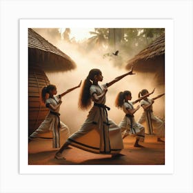 Kerala Martial arts: mother of all Martial arts Art Print